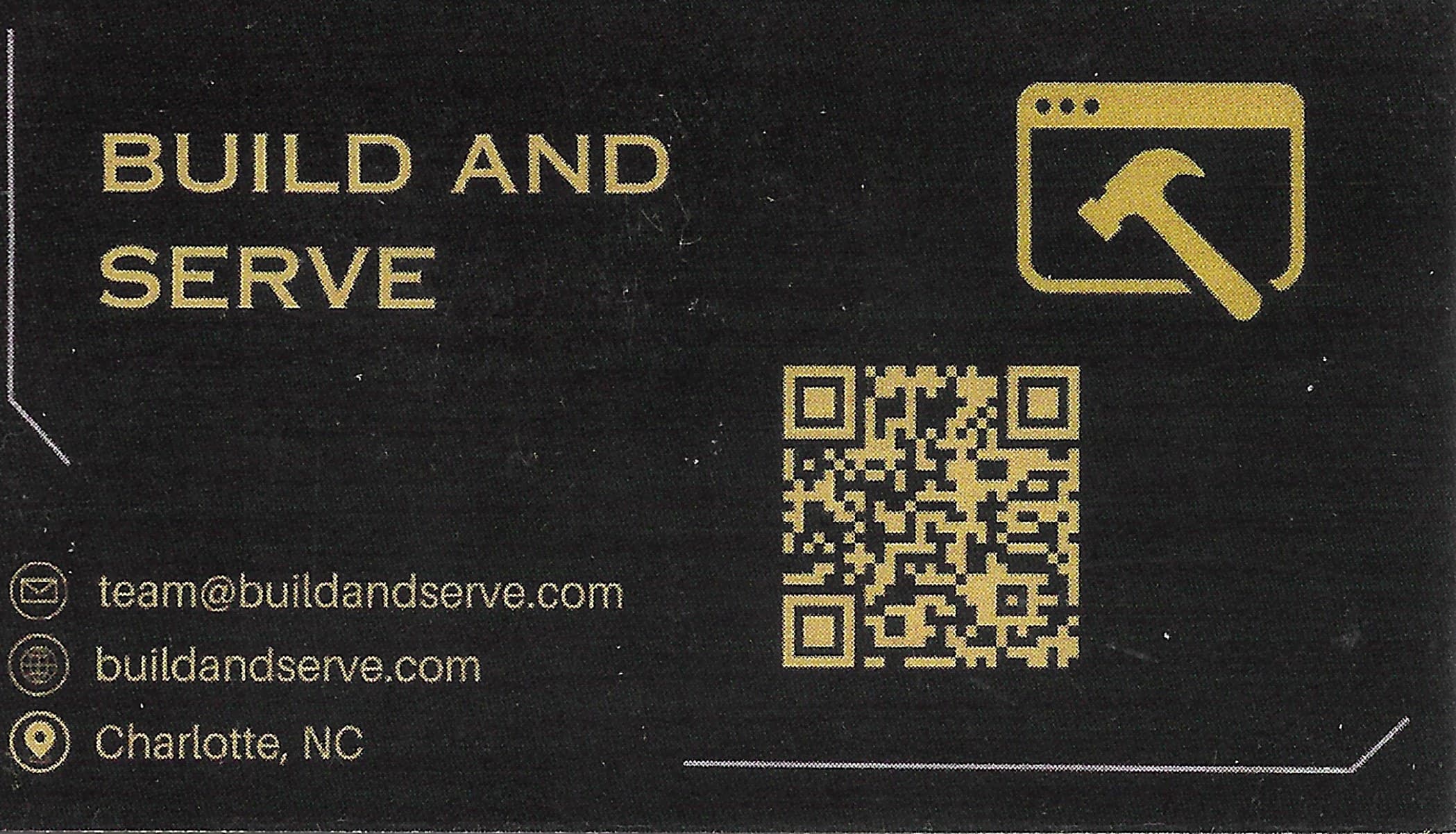 Build and Serve card back